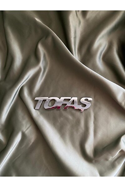 MOTTOMOR Oto Tofaş Lettering Chrome Cast Arma Car 11 cm