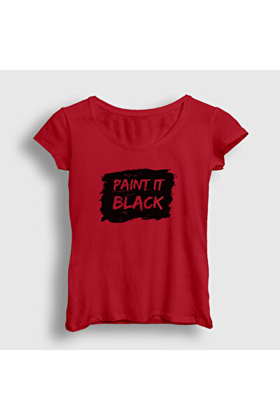 Presmono Γυναικείο T-Shirt The Rolling Stones σε κόκκινο χρώμα με στάμπα  "Pa...