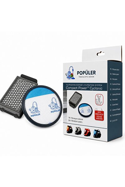 Popüler Set de filtre Hepa compatibile cu aspiratorul Compact Power Cyclonic ...