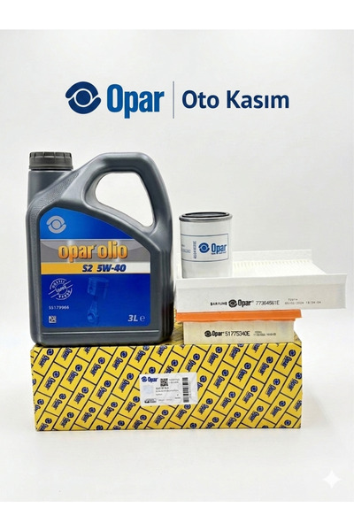 Oto Kasım Opar Olio S2 Orijinal Fiat Egea Egea Cross Doblo Fiorino 1.4 Bakım Seti 55175966 55179793