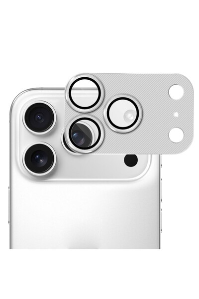 ENKAY Apple iPhone 17 Pro Max Προστασία Κάμερας με Κράμα Αλουμίνιου Silver