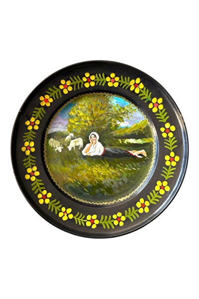 Ceramica Martinescu Farfurie decorativa 30 cm pictata manual – tarancuta cu t...