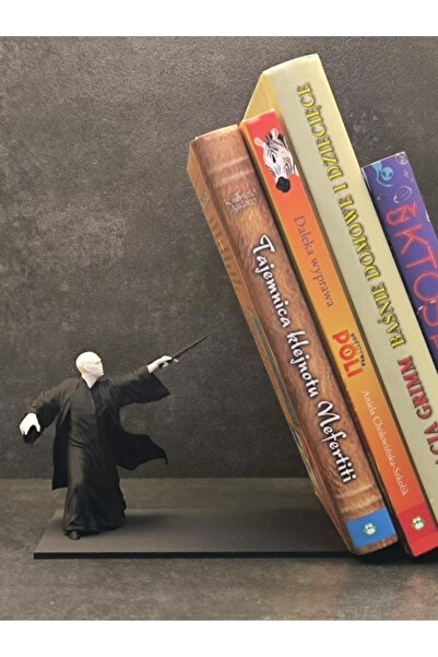 hivhestın Harry Potter Voldemort Temalı Dekoratif Kitap Tutucu Kitap Desteği