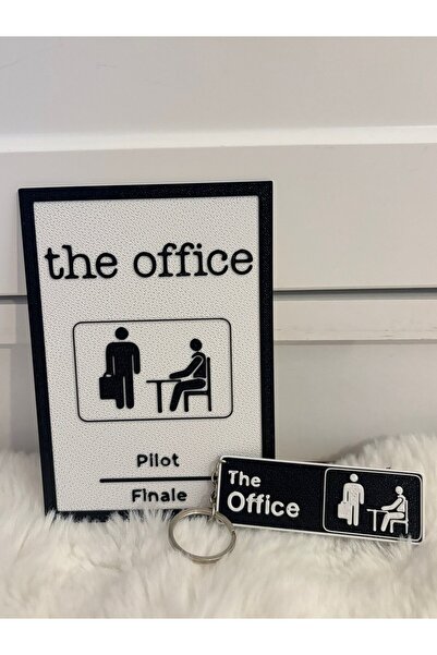 SeaSun Design The Office Temalı Tablo & Anahtarlık Hediye Seti