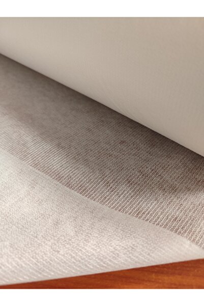 TELASTAR 3 Meters Width 90 cm White Color Stringed Paper Interlining Iron-On Quality Stringed Paper Interlining, Fabric Interlining, Lining
