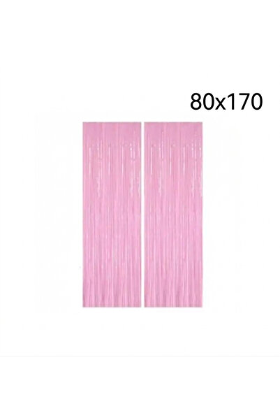 sfs elektrik Birthday Decoration 80X170 Pink Metallic Backdrop