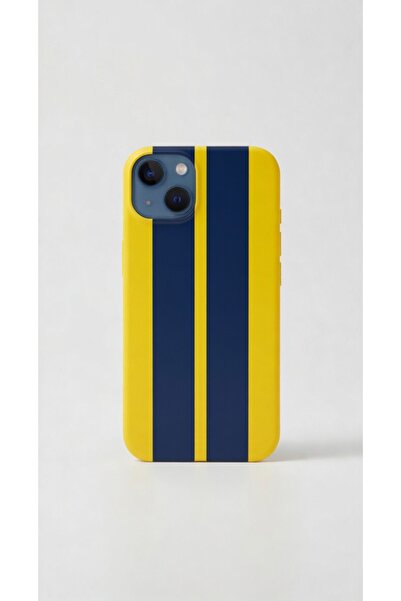 TeknoBAstore İphone 13 Ve 14 Uyumlu Taraftar Şeritli Kılıf