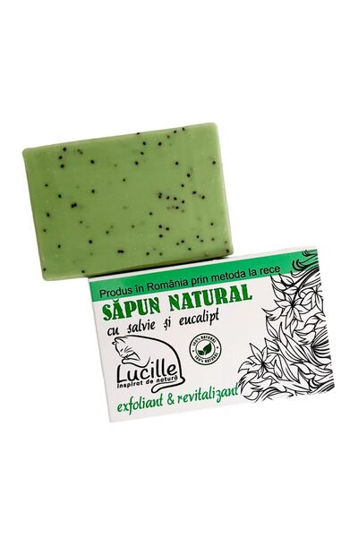 Lucille Sapun cu arome proaspete si racoritoare - exfoliant si revitalizant, ...
