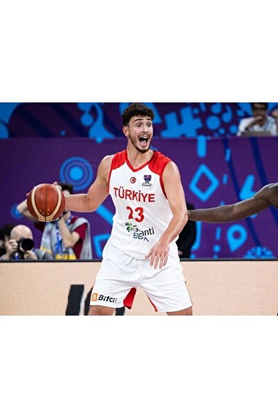 AJAX STAR Türkiye Basketbol Milli Takımı Alperen Şengün Forması (Beyaz)