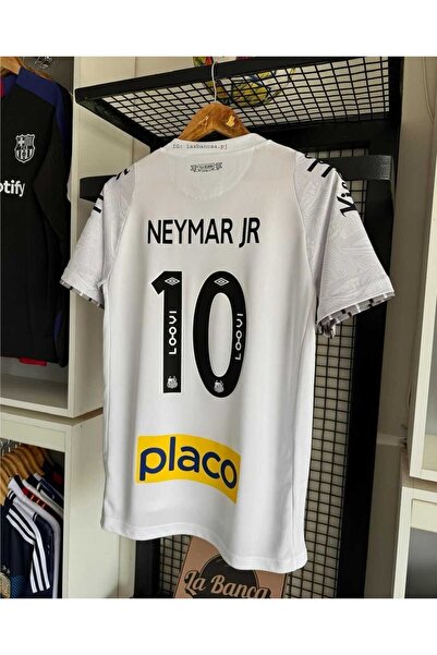 BYSPORTAKUS Santos 2024/25 Yeni Sezon Neymar Jr Özel Forması (10 NUMARA)