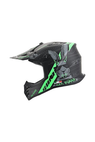 Sway BUNNY Black Gren Çocuk Cross Kask