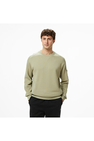 BOSS Mixed Erkek Yeşil Sweatshirt