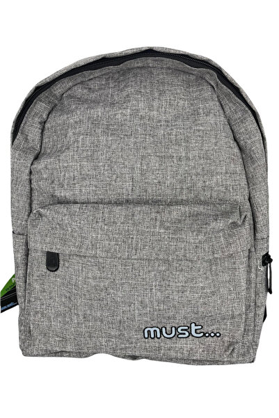 OEM Σχολική Τσάντα Must Monochrome Jean Σακίδιο Grey 25424