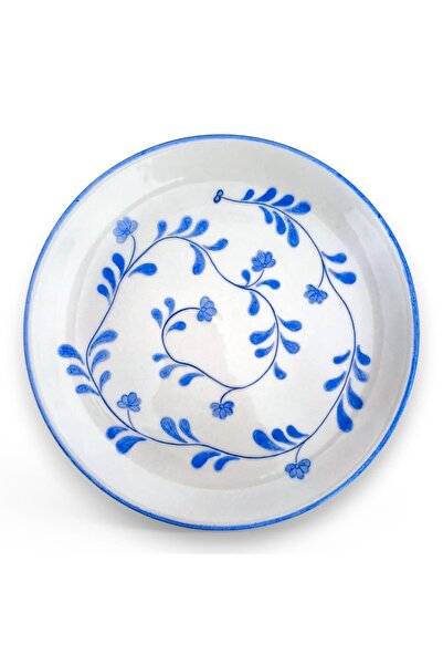 Servis Tabağı Mavi Beyaz