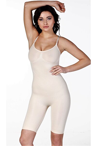 GİYU SHOP Women's Seamless Thin Straps Recovery Full Length Corset