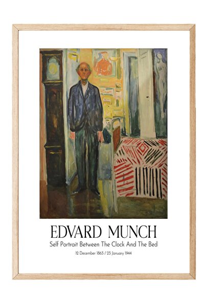 Postifull Edvard Munch, Slika u drvenom okviru, Serija umetnosti BR:111719