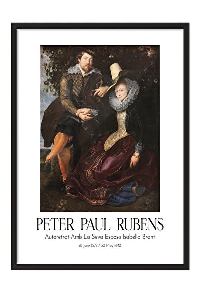 Postifull Peter Paul Rubens, Slika sa crnim okvirom, Serija umetnosti BR:112315