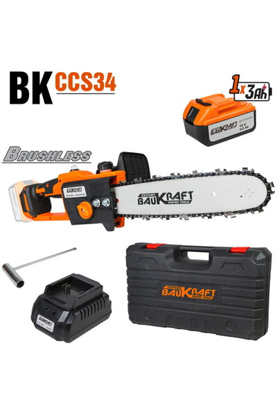 Baukraft Φιέραστρο με αλυσίδα 18V 305mm SDS 3/8 " .050 " 45 3Ah BK-CCS34