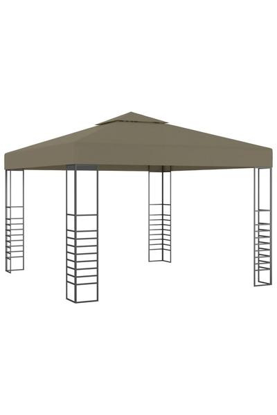 vidaxl FOISOR de grădină, gri taupe, 3 x 3 m, 180 g/mÂ²