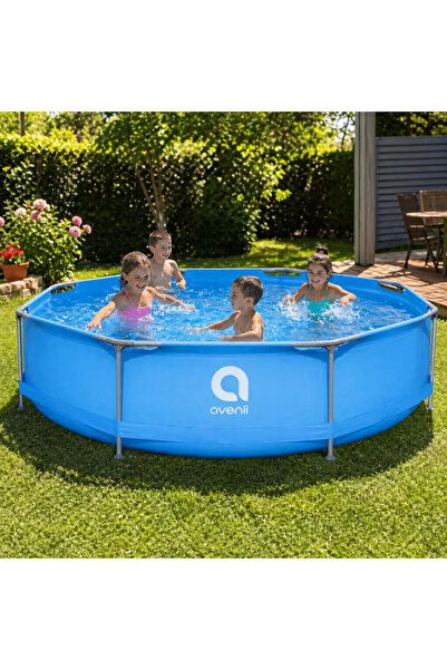 Avenli Round Pool 305x76cm Metal Border