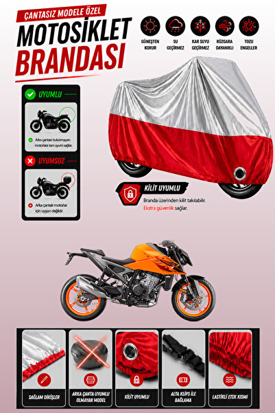 Cemku Twin Top Gray - Bottom Red Ktm 990 Duke Compatible Engine Cover, Rear B...