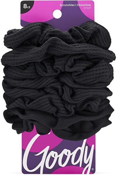 Goody Scrunchie Black 8 Ct 1942359 3000783