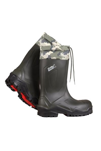 Polly Boot POLLYBOOT KMF BOĞAZLI K.HAKİ/SİYAH ÇİZME NO:44