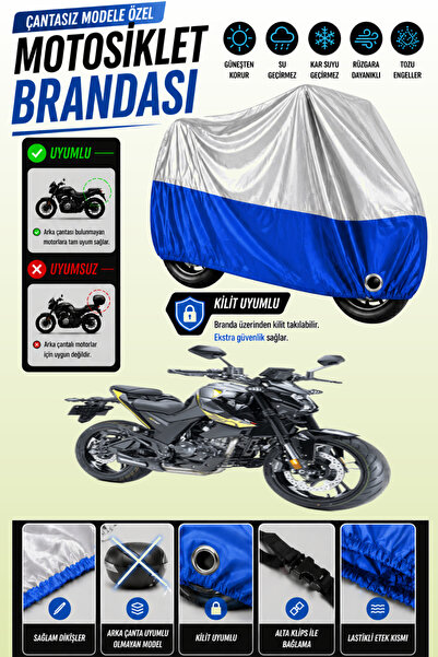 Cemku Twin غطاء محرك متوافق مع RKS RZ 125 باللون الرمادي من الأعلى والأزرق من...