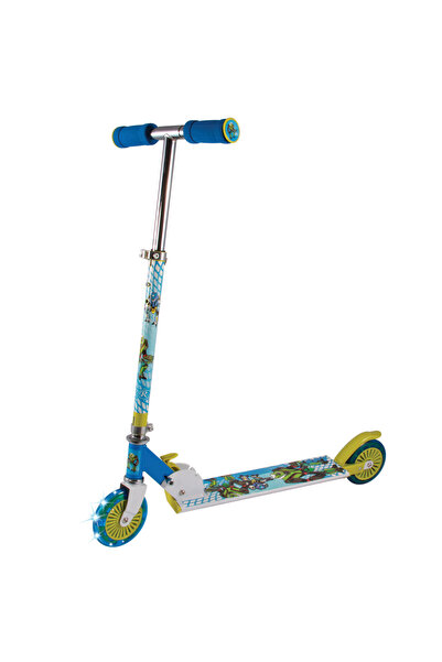 Junios Foldable scooter, wheels with lights, 2 wheels, Blue