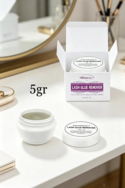 NAGARAKU İpek Kirpik Sökücü Çıkarıcı Remover Krem 5ml Limon Kokulu - LASH GLU...