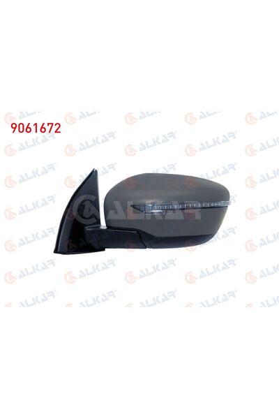 OTOCO Nissan Qashqai 20 Dis Dikiz Aynasi Sol Astarli Katlanir Isitmali Elektrikli Siyah Led Sinyalli 9 Pin