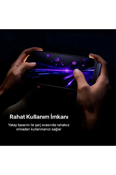 Qozie 240W 1.5M Hızlı Şarj | Standlı | Metal Başlıklı Gamer Type-C to Type-C Kablo