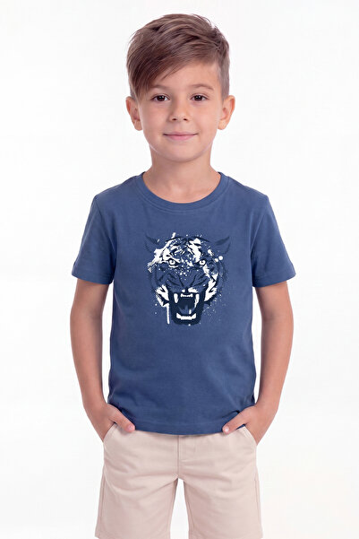 Modmey Printed Short Sleeve Boys' T-Shirt B29