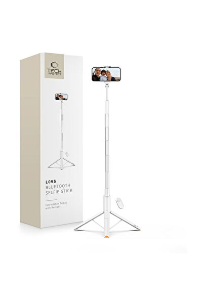 Tech-Protect L09S BLUETOOTH SELFIE STICK TRIPOD ALB