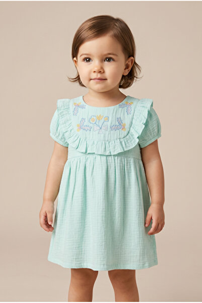 Cortigiani Girls Dress S/S, 12M