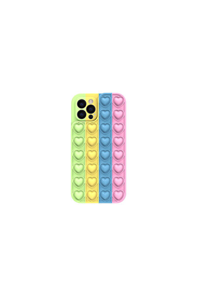lemontti Husa iPhone 13 Heart Pop it Multicolor 4