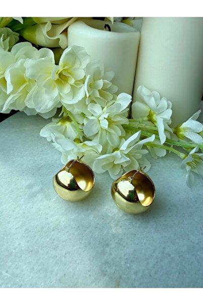 Merishe Jewerly Gold Top Shape Vintage Earrings