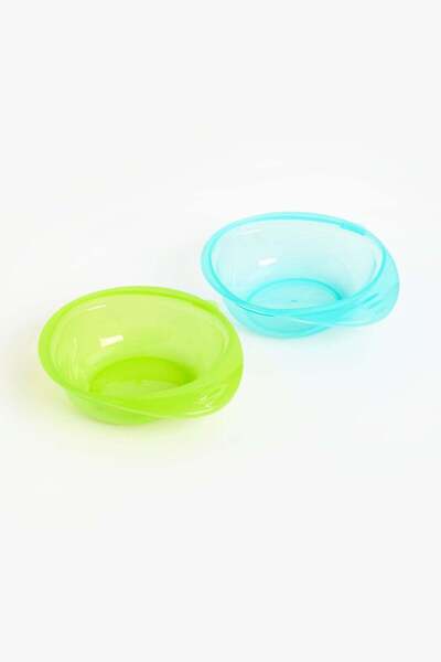 MOTHERCARE First Tastes Weaning Bowls - 2 Pack Blue