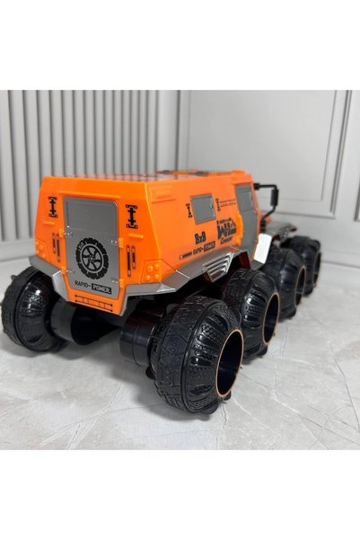 TRUST STORE 8x8 Uzaktan Kumandalı Arazi Aracı Su Üstünde Giden 4x4 Güçlü Off-Road RC Kamyon TURUNCU