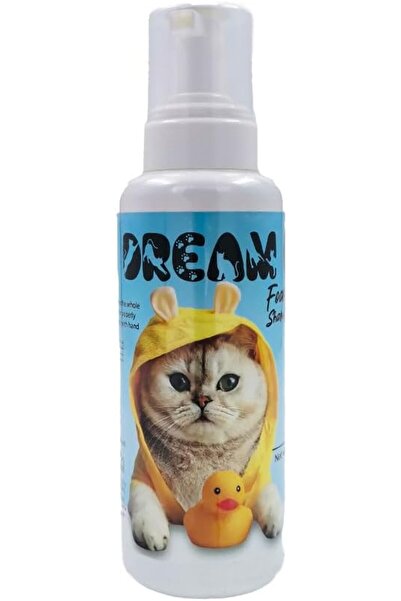 Dream Cat شامبو رغوي جاف للقطط برائحة المصاصة، 520 مل