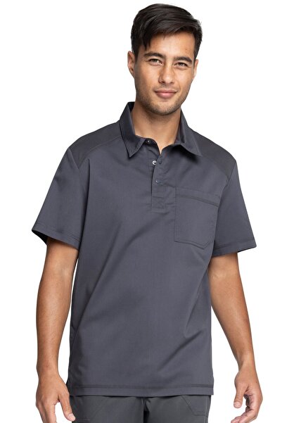 Cherokee UNIFORMS Cherokee WorkWear WW615 Ανδρική Μπλούζα Πόλο Εργασίας, Γκρι...
