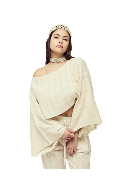 Blanca Yarasakol Crop Bluz