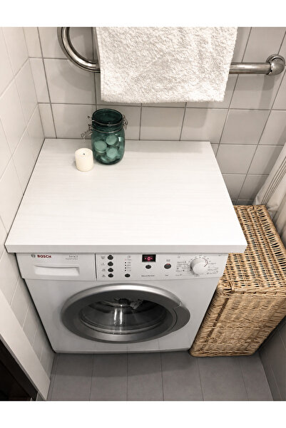 özçamlar mobilya Beyaz mdf banyo düzenleyici üst tabla 65x50