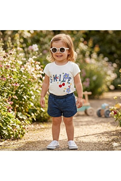 Erca Home Tekstil Ürünleri Smile Printed Girls Summer Set 9 Months, 18 Months...