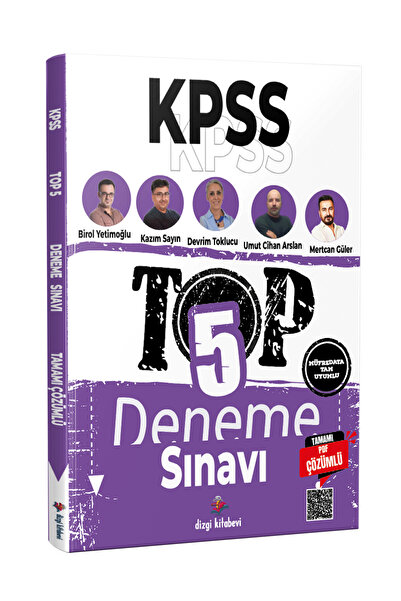 Dizgi Kitap 2026 KPSS TOP 5 Tamamı PDF Çözümlü Fasiküller Halinde 5 Deneme Sı...