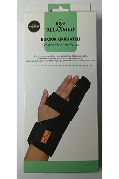 RMRELAXMED Boksör Kırığı Ateli – Alüminyum Destekli Serçe ve Yüzük Parmak Sab...