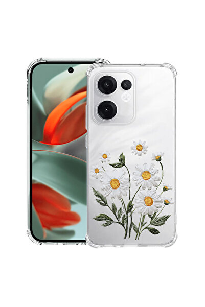bestcase Husă Antișoc pentru OPPO Reno13, Florală - Margarete Minimaliste, 20...