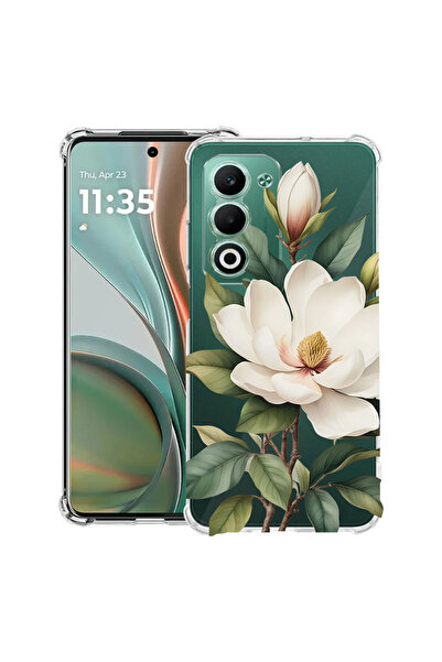 bestcase Husă Antișoc pentru Xiaomi Redmi 15 4G (171mm), Floral - Magnolie Al...