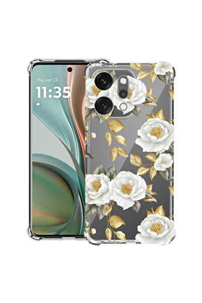 bestcase Husă Antișoc pentru OPPO Reno14 F / FS, Florală - Camelie Aurie Este...