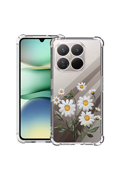 bestcase Противоударен калъф за Xiaomi 17, Флорален - Минималистична маргарит...